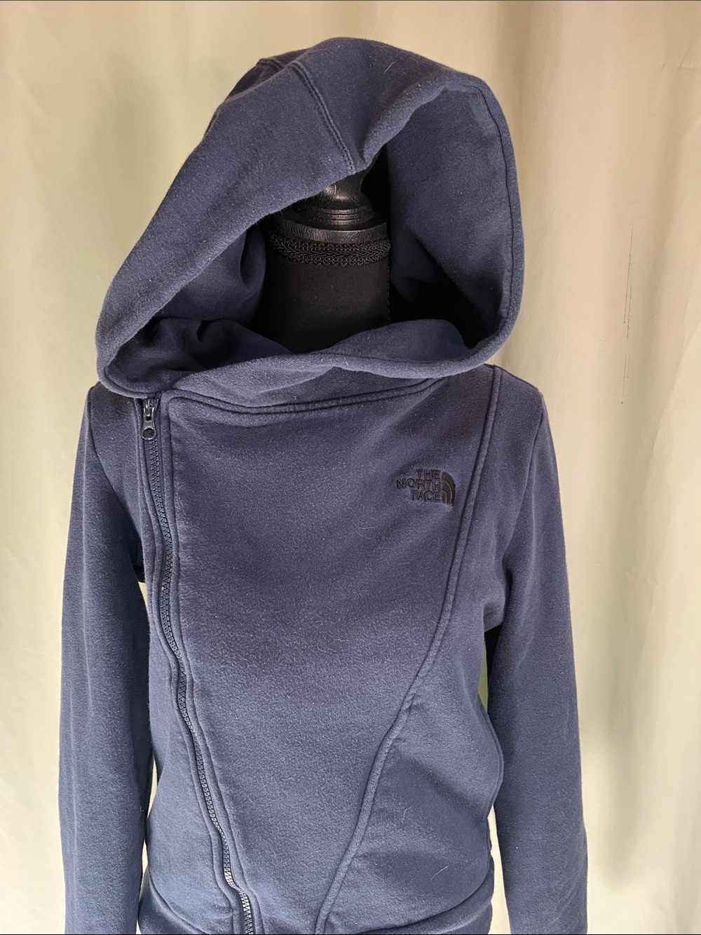 The North Face Asymmetrical Full Zip Hoodie Navy Small